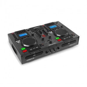 Controlador DJ Duplo CD/MP3/USB/BLUETOOTH (CDJ450) - VONYX