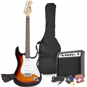 Pack GIGKIT Guitarra Eléctrica + Amplificador 6 40W (Castanho) – MAX