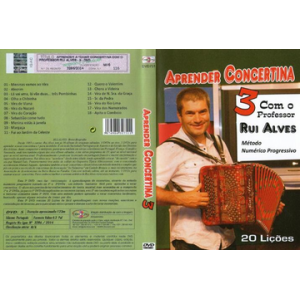 DVD APRENDER CONCERTINA RUI ALVES VOL.3