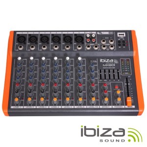 Ibiza Mesa de Mistura MX801 Black Orange