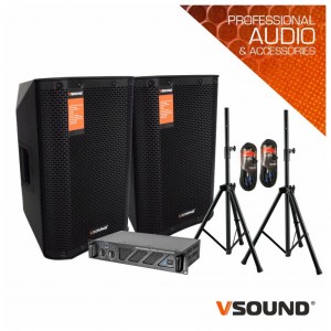 Sistema de Som Amplificado 600W VSOUND