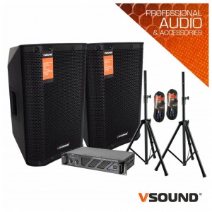 Sistema de Som Amplificado 1000W VSOUND