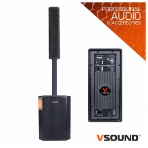 Sistema de Som Amplificado Pro 1.1 10" 800W DSP VSOUND