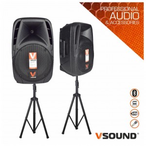 VSound Colunas Ativa + Passiva 12" 2x400W- VSSG12A
