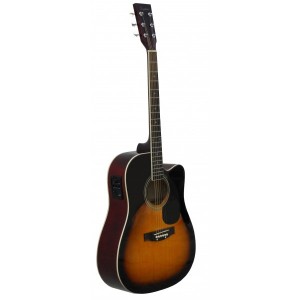 Guitarra Semi-Acústica Daytona A-411CE – Sunburst