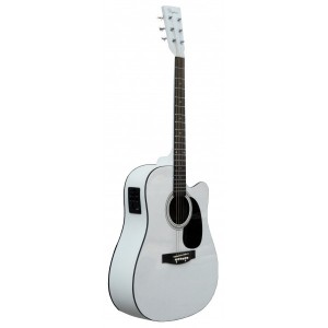 Guitarra Semi-Acústica Daytona A-411CE – Branco